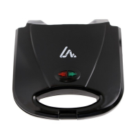 Электровафельница Luazon LT-08, 750 Вт, орешки, антипригарное покрытие, черная Электровафельница Luazon LT-08, 750 Вт, орешки, антипригарное покрытие, черная