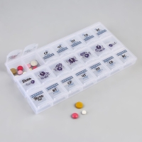 Таблетница - органайзер "Гжель" 21 секция Таблетница - органайзер "Гжель" 21 секция