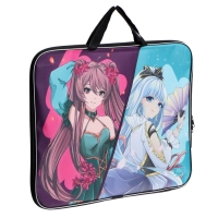 Папка для чертежей и рисунков А3, 470 х 350 х 20 мм, с ручками, текстильная, Calligrata "Аниме" Папка для чертежей и рисунков А3, 470 х 350 х 20 мм, с ручками, текстильная, Calligrata "Аниме"