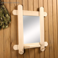 Зеркало "Сказка" с полкой, 2 крючка Зеркало "Сказка" с полкой, 2 крючка