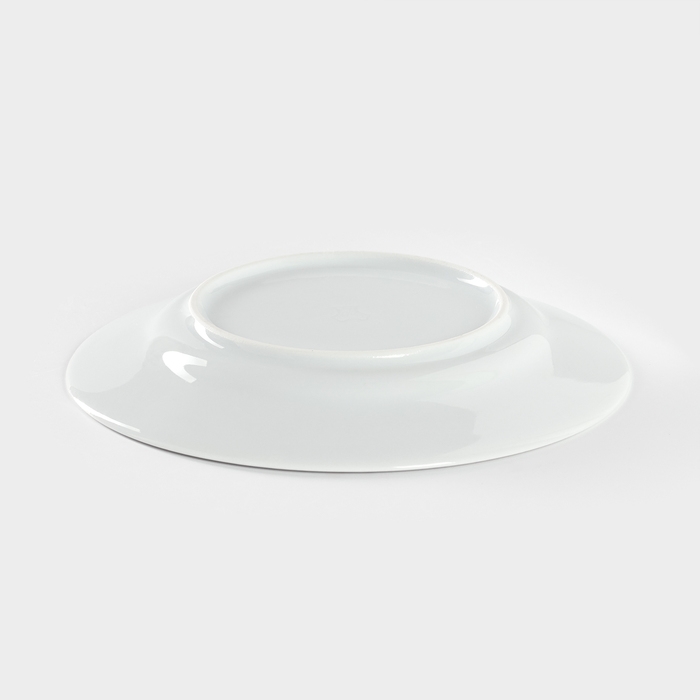 Тарелка фарфоровая &laquo;Лесовичок&raquo;, d=20 см, рисунок микс, цвет белый