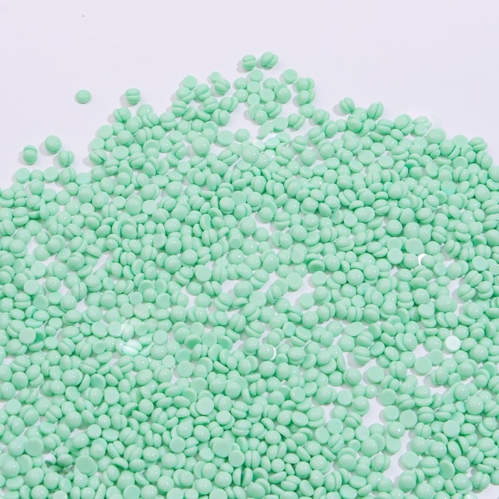 Воск для депиляции, плёночный, в гранулах, 500 гр, цвет зелёный Воск для депиляции, плёночный, в гранулах, 500 гр, цвет зелёный