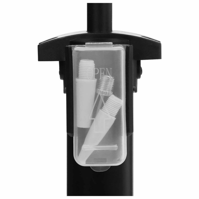 Насос напольный с иглой и насадками, пластик, цвет чёрный Насос напольный с иглой и насадками, пластик, цвет чёрный