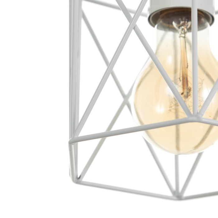 Светильник BayerLux Светильник BayerLux "Прямоугольник" 1х40Вт E27 белый 16х16х100 см.