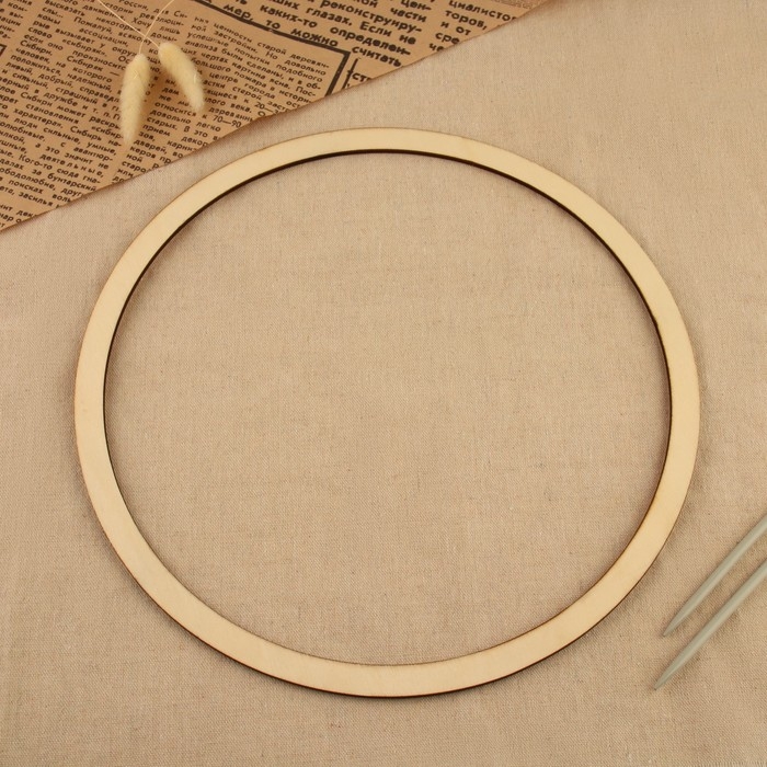 Основа для макраме «Круг», d = 30 × 0,4 см Основа для макраме «Круг», d = 30 × 0,4 см