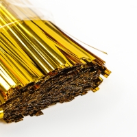 Клип лента, набор 800 шт., длина 1 шт. — 12 см, цвет золотой Клип лента, набор 800 шт., длина 1 шт. — 12 см, цвет золотой