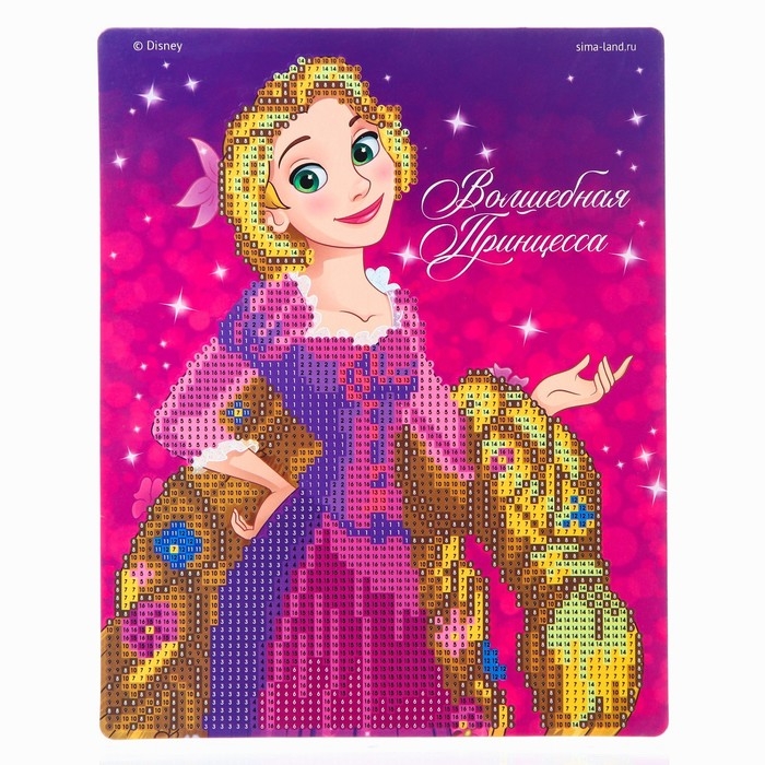 Алмазная мозаика, 20х25 см, Принцессы