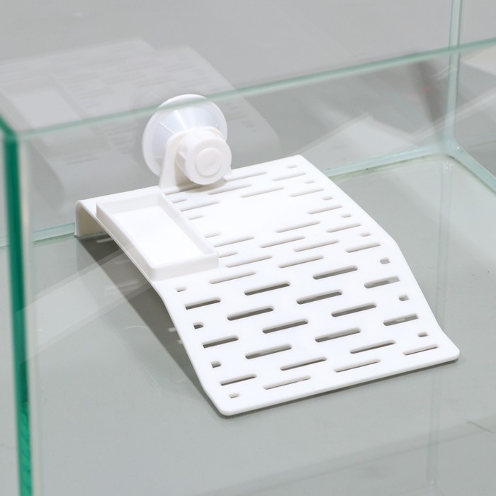 Мостик для черепах малый, на присоске, 17,6 х 11,8 х 2 см Мостик для черепах малый, на присоске, 17,6 х 11,8 х 2 см