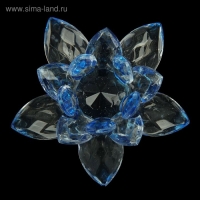 Стекло "Лотос" радуга d-8 см топаз