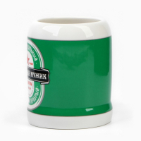 Кружка керамическая пивная &laquo;Настоящий мужик&raquo;, 600 мл, цвет белый