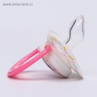 Соска - пустышка силиконовая ортодонтическая &laquo;Кошечка&raquo;, от 3 мес., цвет МИКС