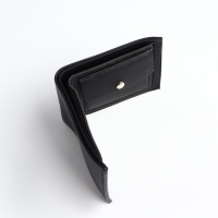 Портмоне мужское без застёжки, отдел для карт, монет, цвет чёрный Портмоне мужское без застёжки, отдел для карт, монет, цвет чёрный