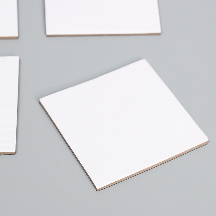 Набор холстов на магните &laquo;Квадрат&raquo;, 7,5 см, 4 шт