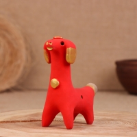 Абашевская игрушка "Собачка", 11х5х12 см, Кукушкин И.И. Абашевская игрушка "Собачка", 11х5х12 см, Кукушкин И.И.