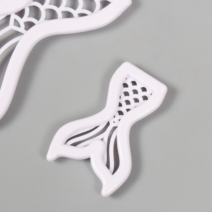 Каттеры для полимерной глины Каттеры для полимерной глины "Хвост русалки" набор 2 шт 4х6 см 7,2х11,2 см