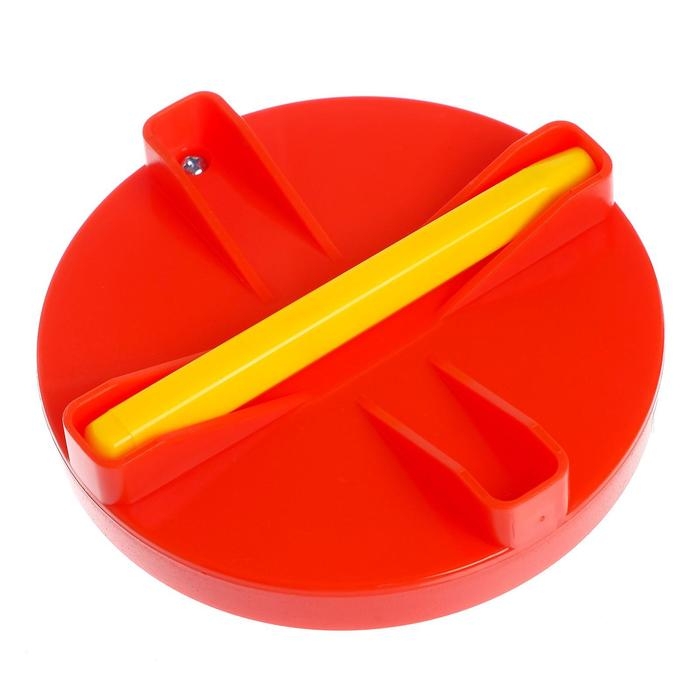 Планшет обучающий &laquo;Магнитное рисование&raquo;, 120 отверстий, с креплением на обороте, цвет красный