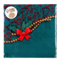 Салфетки бумажные &laquo;Новогодние&raquo;, 33 &times; 33 см, набор, 20 шт