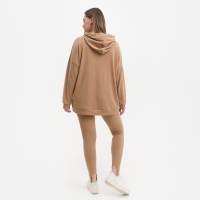 Костюм женский (толстовка/легинсы), цвет кофе, размер 48 Костюм женский (толстовка/легинсы), цвет кофе, размер 48