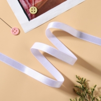 Резинка для бретелей, блестящая, 10 мм, 10 &plusmn; 0,5 м, цвет белый