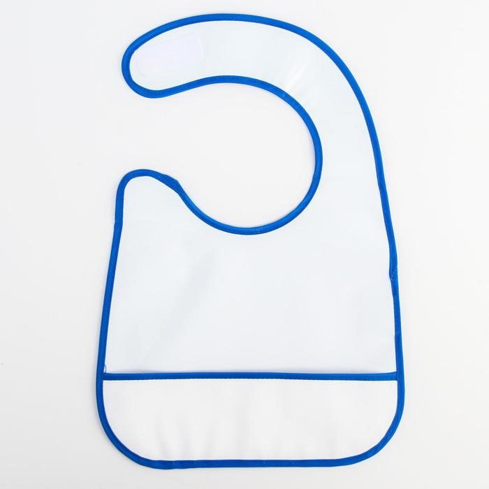 Нагрудник для кормления &laquo;Little prince&raquo; непромокаемый на липучке, с карманом