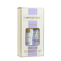 Подарочный набор косметики женский L`Imperatrice: гель для душа, 250 мл + крем-лосьон, 200 мл