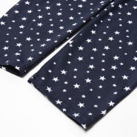 Комплект домашний женский (джемпер и брюки), цвет темно-синий, размер 46