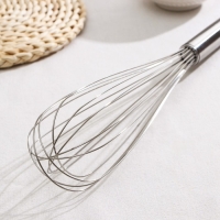 Венчик для взбивания KONFINETTA &laquo;Сильвер&raquo;, струна 1,3 мм, 42&times;8&times;8 см, цвет серебристый
