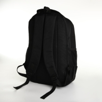 Рюкзак школьный на молнии, 4 кармана, цвет чёрный/синий Рюкзак школьный на молнии, 4 кармана, цвет чёрный/синий