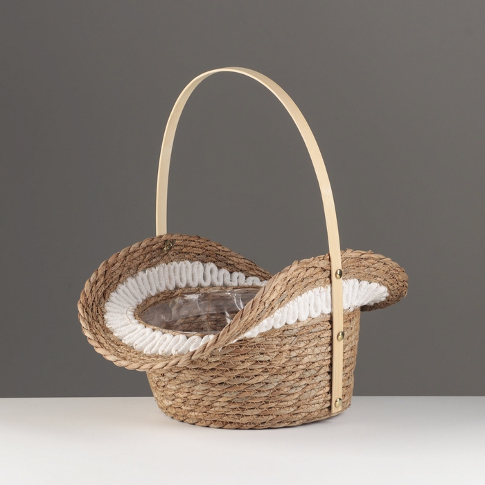 Набор корзин из 4 шт, 35x24x19, 32x20x17, 28x18x15, 25x16x14 см, рогоз Набор корзин из 4 шт, 35x24x19, 32x20x17, 28x18x15, 25x16x14 см, рогоз