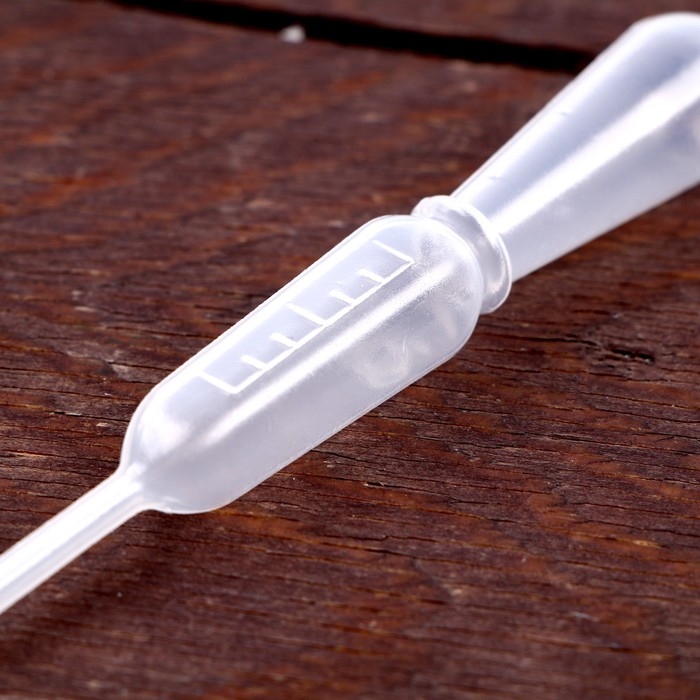 Пипетка для опытов и творчества 3 мл, набор 10 шт., размер 1 шт. &mdash; 1,3 &times; 8,6 см