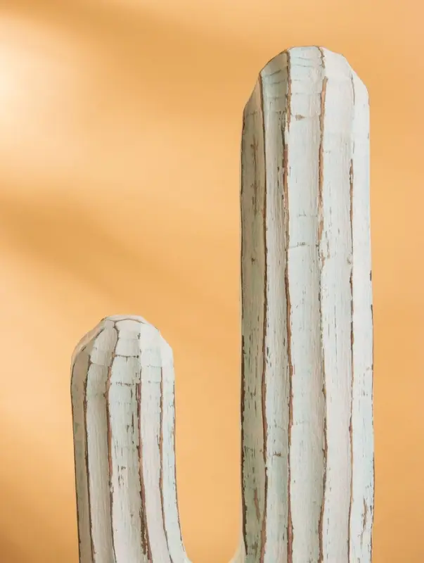 Сувенир &laquo;Кактус&raquo;, 24&times;9&times;54 см, дерево, голубой