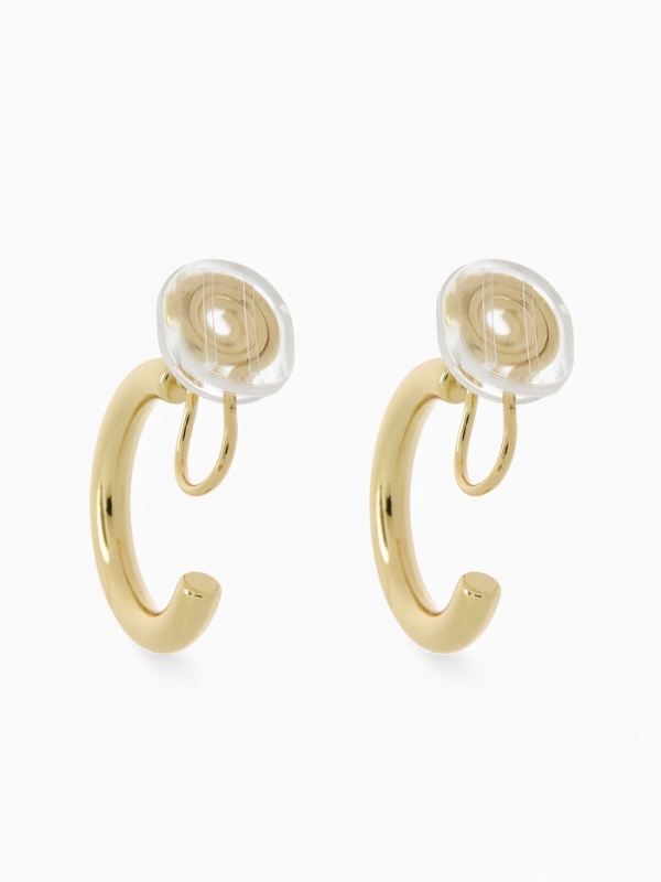 Клипсы &laquo;Тренд&raquo; кольцо, цвет золото