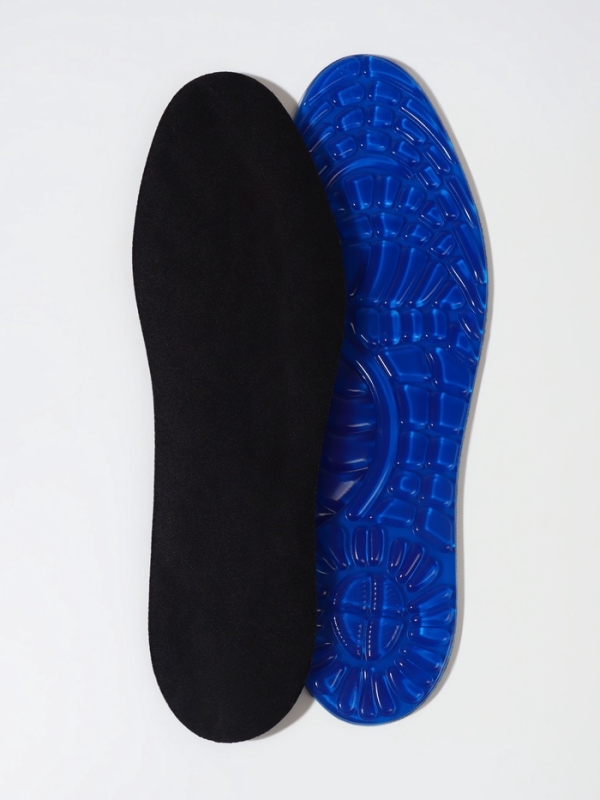 Стельки (полиэстер, силикон) универс 40-47р-р 29см (пара) черный пак SS