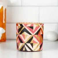 Форма бумажная для кулича &laquo;Модерн&raquo;, 9&times;9 см, МИКС