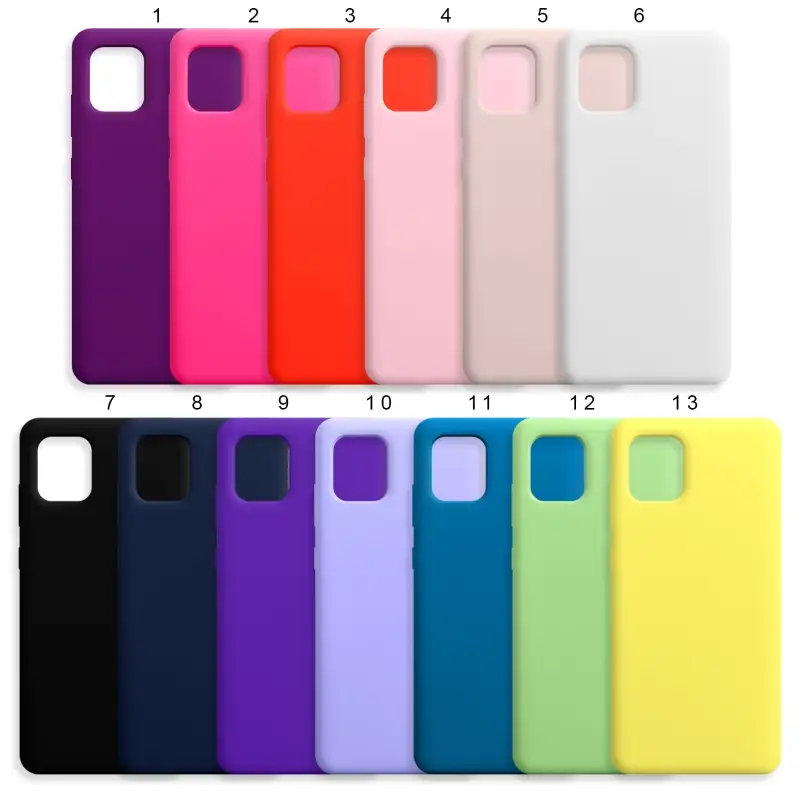Чехол Samsung Note 10 Lite Silicone Cover