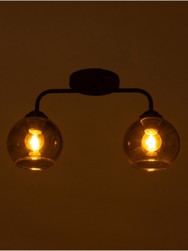 Люстра "Модерн" 2х40Вт Е27 черный