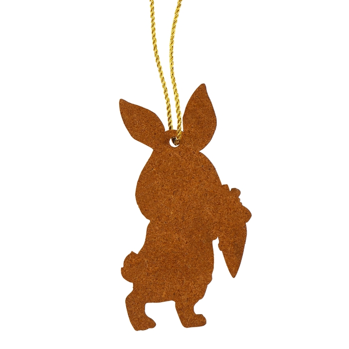 Ёлочная деревянная подвеска &laquo;Новый год! Зайчик&raquo;