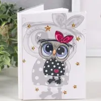 Фотоальбом 36 фото 10X15см,"Совушка с бантиком",  ПП карм.,мягкая обложка