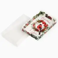 Коробка для макарун &laquo;Счастье в Новом Году!&raquo;, 18 х 12 х 3.5 см