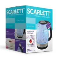 Чайник электрический стеклянный с подсветкой SC-EK27G91 1,7л