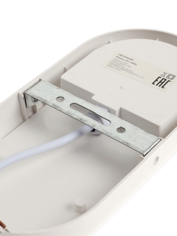 Светильник светодиодный, 18 Вт, IP54, 4000К, 220 В, овал, белый