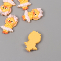 Декор для творчества пластик "Утёнок в юбочке" набор 5 ш 3,1х2,5х1 см