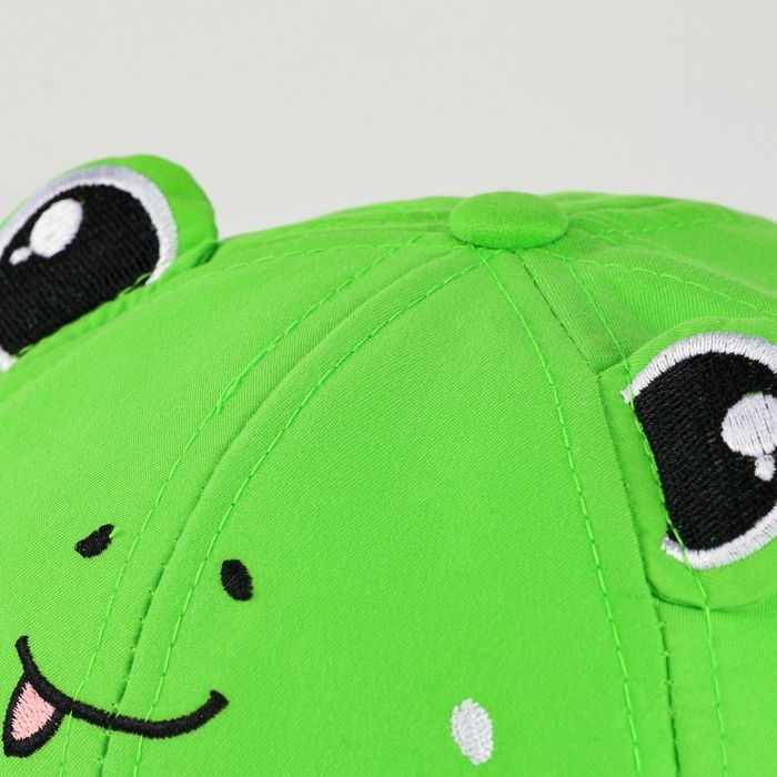 Кепка детская для мальчика с глазами &laquo;Лягушка&raquo;, р-р. 48-50