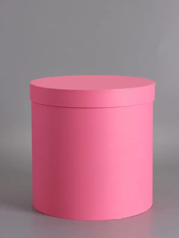 Шляпная коробка розовая, 30 х 30 см
