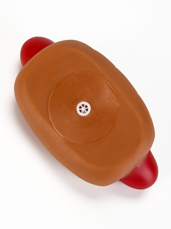 Игрушка пищащая "Мощный Хотдог" для собак, 13 см