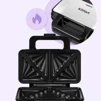 Бутербродница электрическая сендвичница КТ-4623 - 1000 Вт