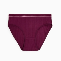 Трусы женские слипы, цвет бордовый, р-р 50-52