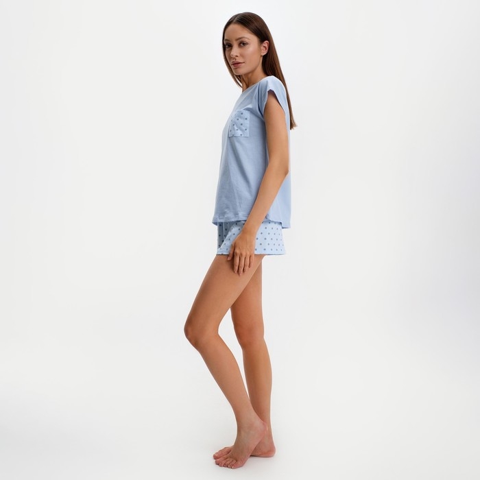 Пижама женская KAFTAN Пижама женская KAFTAN "Горошек", футболка, шорты, р.40-42