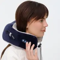 Дорожная подушка-массажер inRelax, синяя