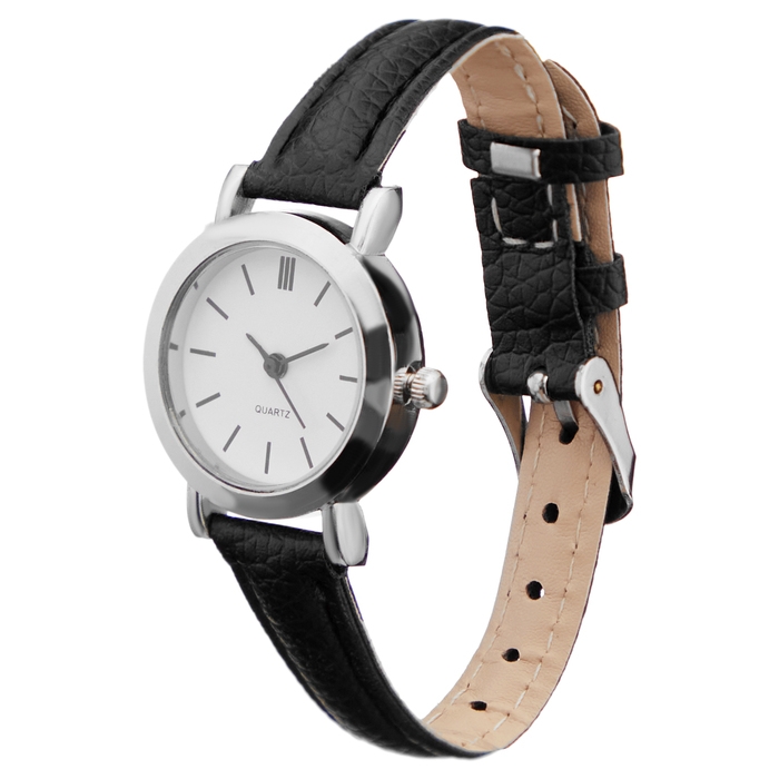 Часы наручные женские, d-2.5 см, серебро